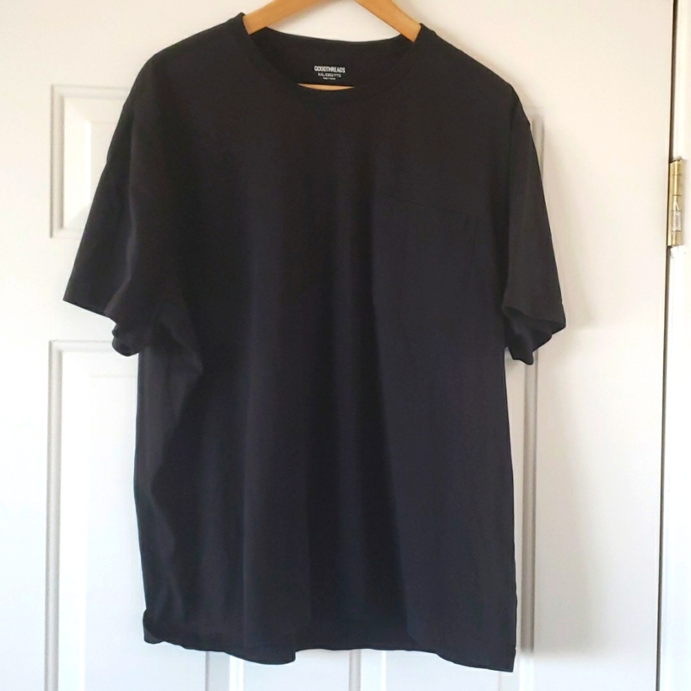 Goodthreads XXL Mens Black Tees Crewneck